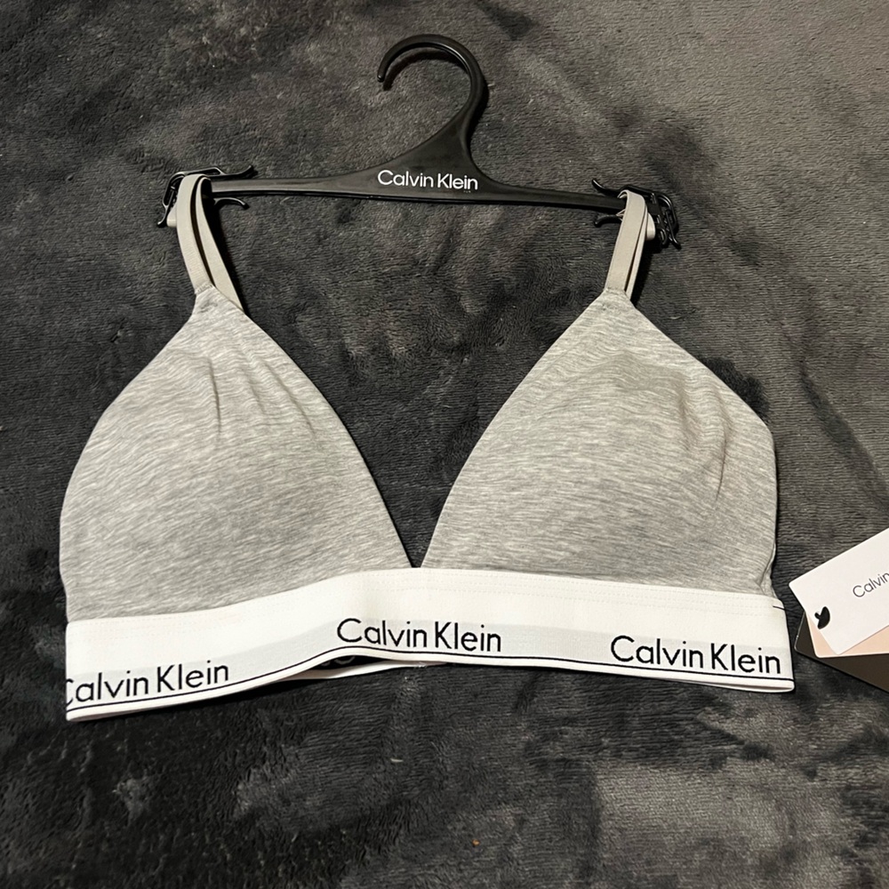 CALVIN KLEIN Lightly Lined Triangle Bralette